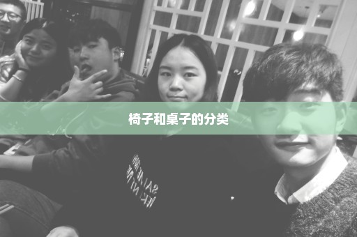 椅子和桌子的分类