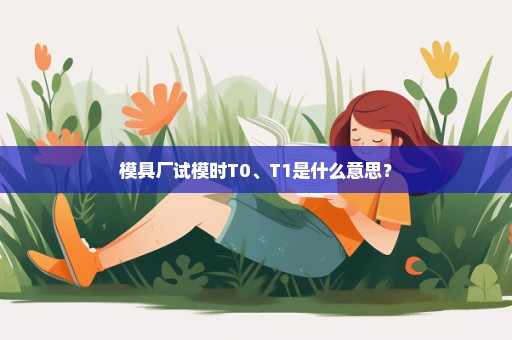 模具厂试模时T0、T1是什么意思？