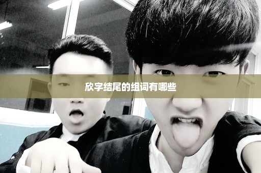 欣字结尾的组词有哪些