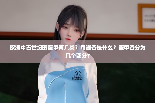欧洲中古世纪的盔甲有几类？用途各是什么？盔甲各分为几个部分？