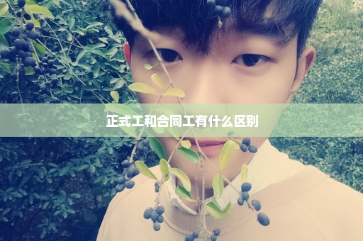 正式工和合同工有什么区别