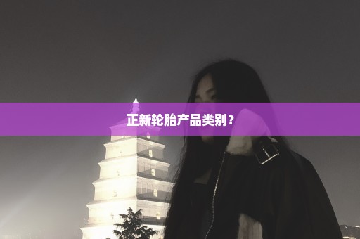 正新轮胎产品类别？