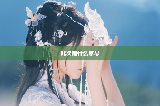 此次是什么意思