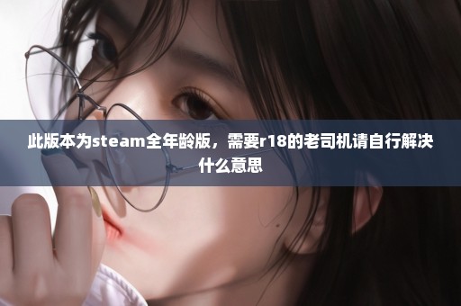此版本为steam全年龄版，需要r18的老司机请自行解决什么意思