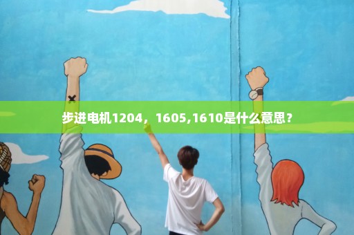 步进电机1204，1605,1610是什么意思？