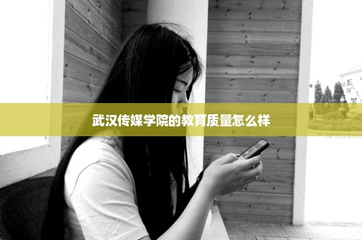 武汉传媒学院的教育质量怎么样