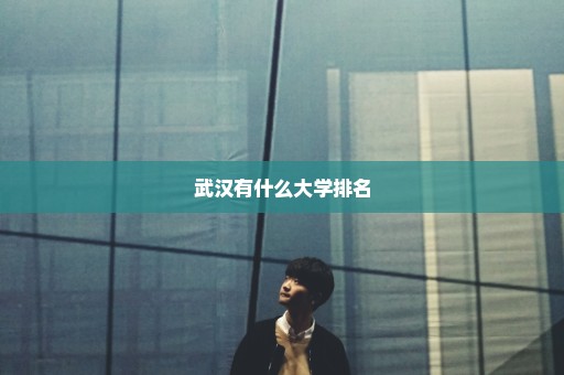 武汉有什么大学排名
