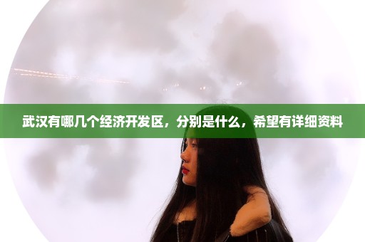 武汉有哪几个经济开发区，分别是什么，希望有详细资料