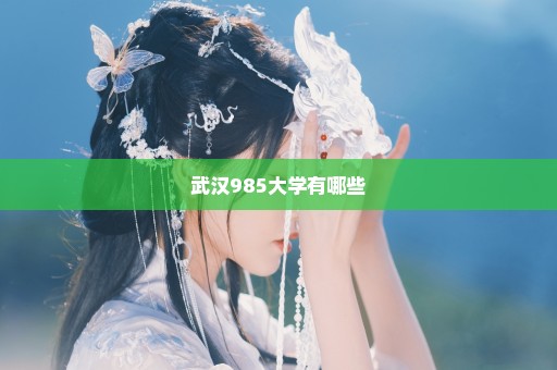 武汉985大学有哪些