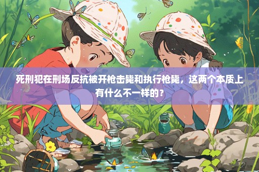 死刑犯在刑场反抗被开枪击毙和执行枪毙，这两个本质上有什么不一样的？
