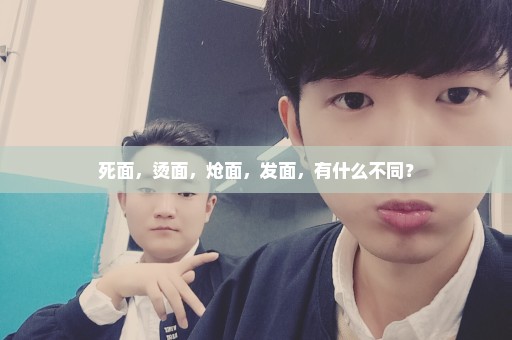 死面，烫面，炝面，发面，有什么不同？