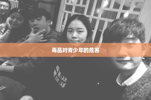 毒品对青少年的危害