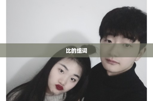 比的组词
