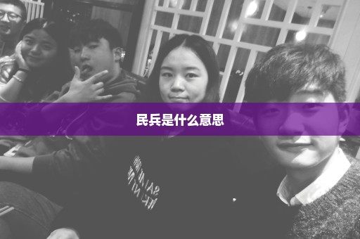民兵是什么意思