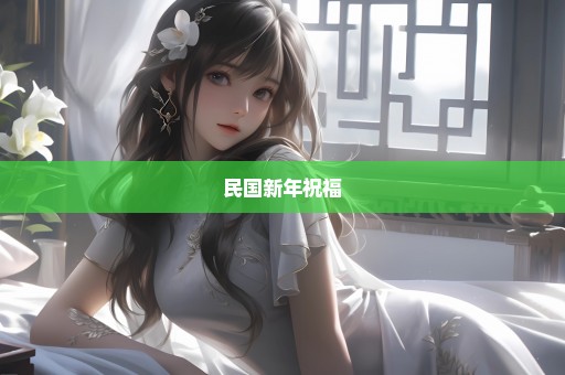 民国新年祝福