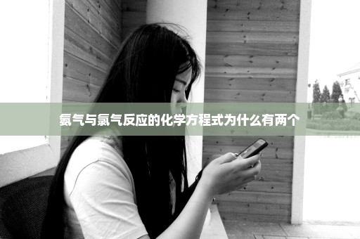 氨气与氯气反应的化学方程式为什么有两个