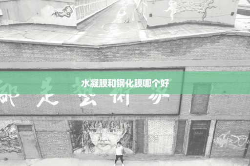 水凝膜和钢化膜哪个好