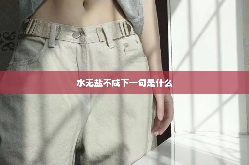 水无盐不咸下一句是什么