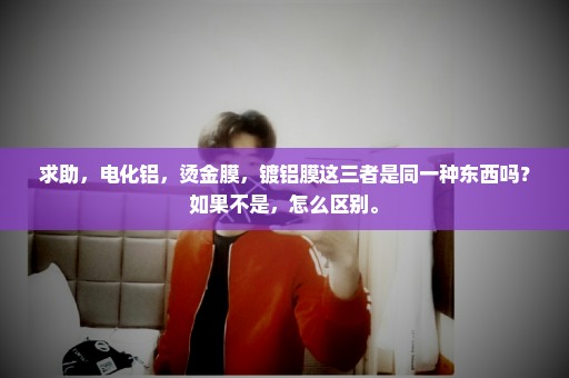 求助，电化铝，烫金膜，镀铝膜这三者是同一种东西吗？如果不是，怎么区别。