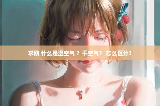 求助 什么是湿空气 ？干空气？ 怎么区分？