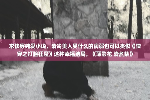 求快穿纯爱小说，清冷美人受什么的病弱也可以类似《快穿之打脸狂魔》这种幸福结局，《薄影花 清煮茶》