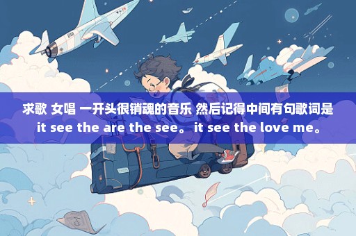 求歌 女唱 一开头很销魂的音乐 然后记得中间有句歌词是it see the are the see。 it see the love me。