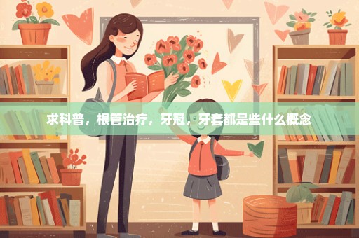 求科普，根管治疗，牙冠，牙套都是些什么概念