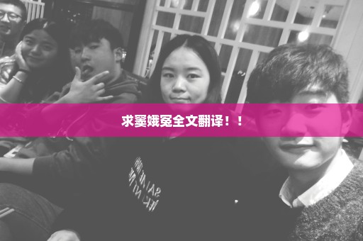 求窦娥冤全文翻译！！