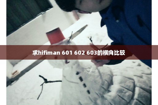 求hifiman 601 602 603的横向比较