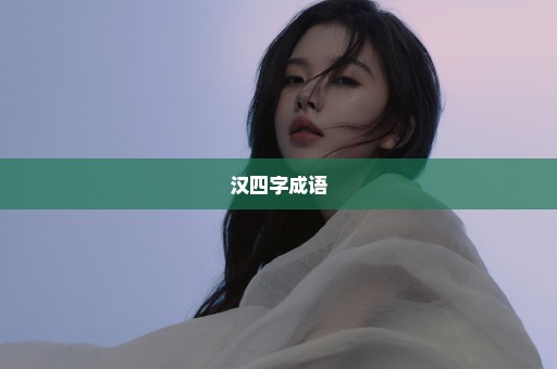 汉四字成语