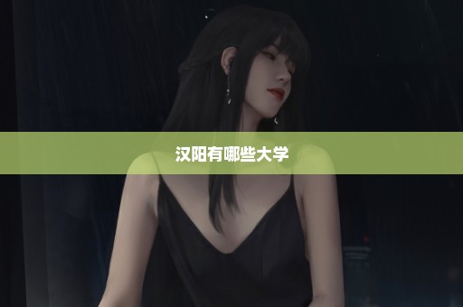 汉阳有哪些大学