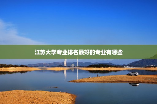 江苏大学专业排名最好的专业有哪些