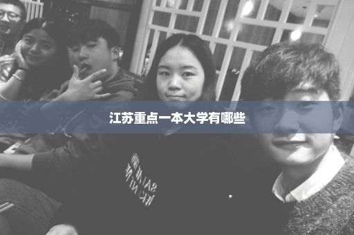 江苏重点一本大学有哪些