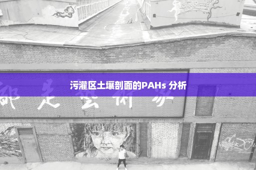污灌区土壤剖面的PAHs 分析