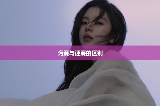 污蔑与诬蔑的区别