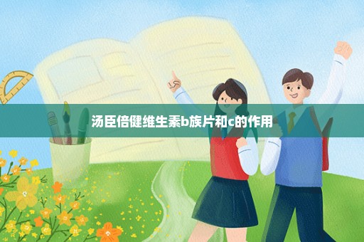 汤臣倍健维生素b族片和c的作用