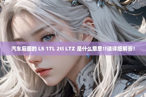 汽车后面的 LS 1TL 2tl LTZ 是什么意思!?请详细解答！