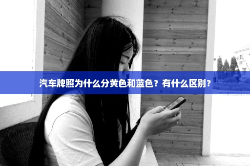 汽车牌照为什么分黄色和蓝色？有什么区别？