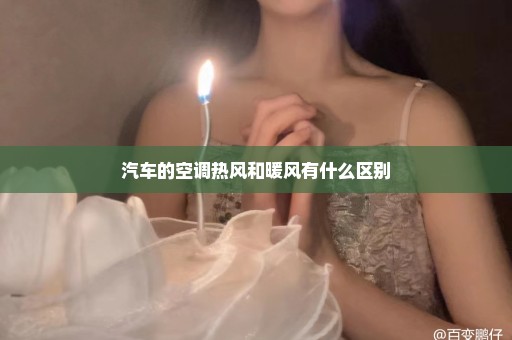 汽车的空调热风和暖风有什么区别