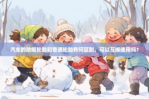 汽车的防爆轮胎和普通轮胎有何区别，可以互换使用吗？