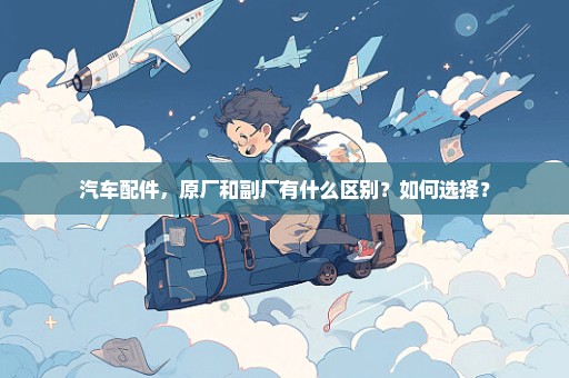 汽车配件，原厂和副厂有什么区别？如何选择？