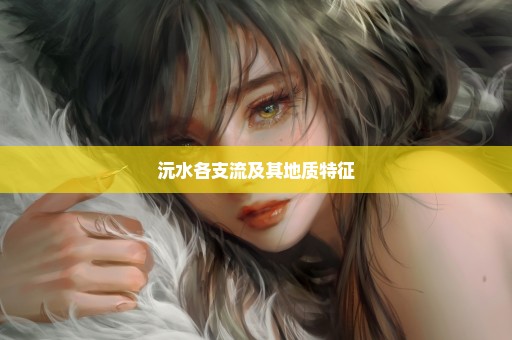 沅水各支流及其地质特征