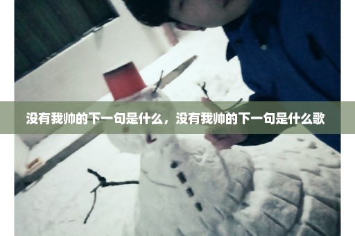 没有我帅的下一句是什么，没有我帅的下一句是什么歌 