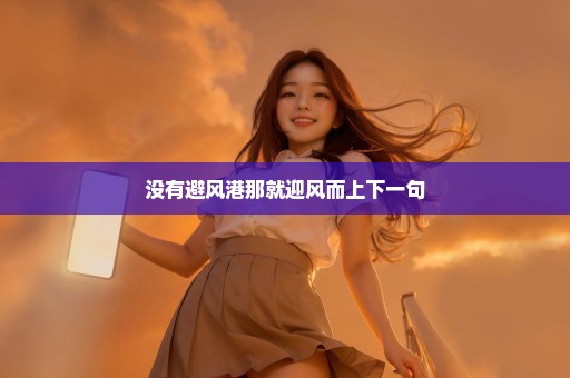 没有避风港那就迎风而上下一句