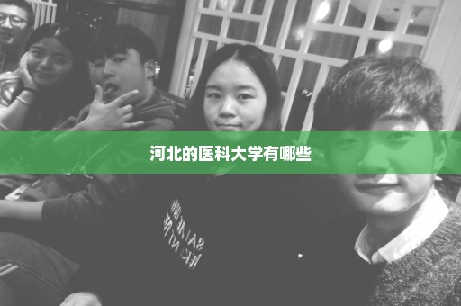 河北的医科大学有哪些