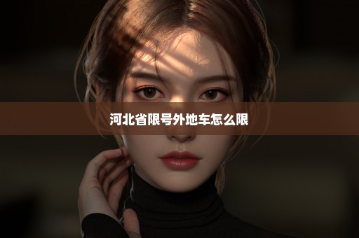 河北省限号外地车怎么限