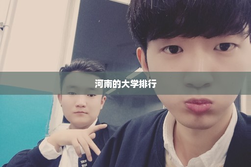 河南的大学排行