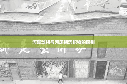 河漫滩相与河床相沉积物的区别