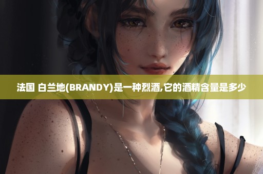 法国 白兰地(BRANDY)是一种烈酒,它的酒精含量是多少