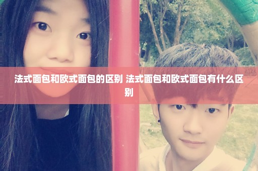 法式面包和欧式面包的区别 法式面包和欧式面包有什么区别
